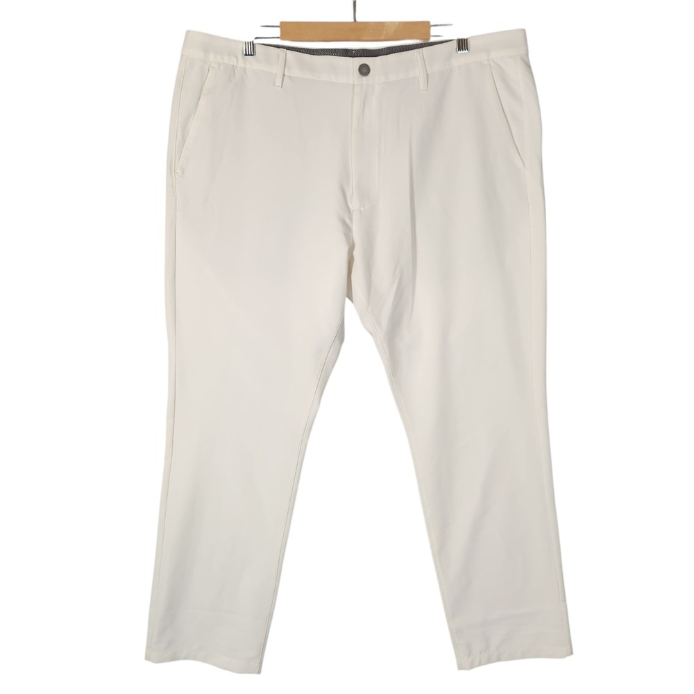 Bonobos Pants Men's 40x30 White Slim Fit Performance Link Golf Commuter Tech